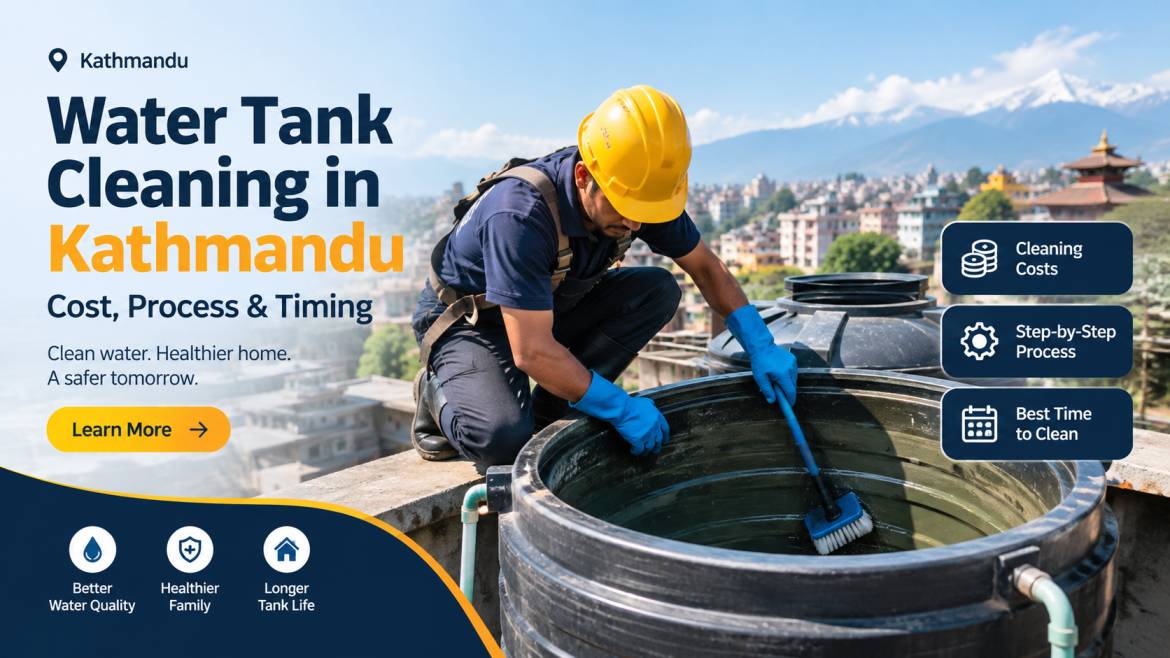 Water Tank Cleaning in Kathmandu: Cost, Process & Timing