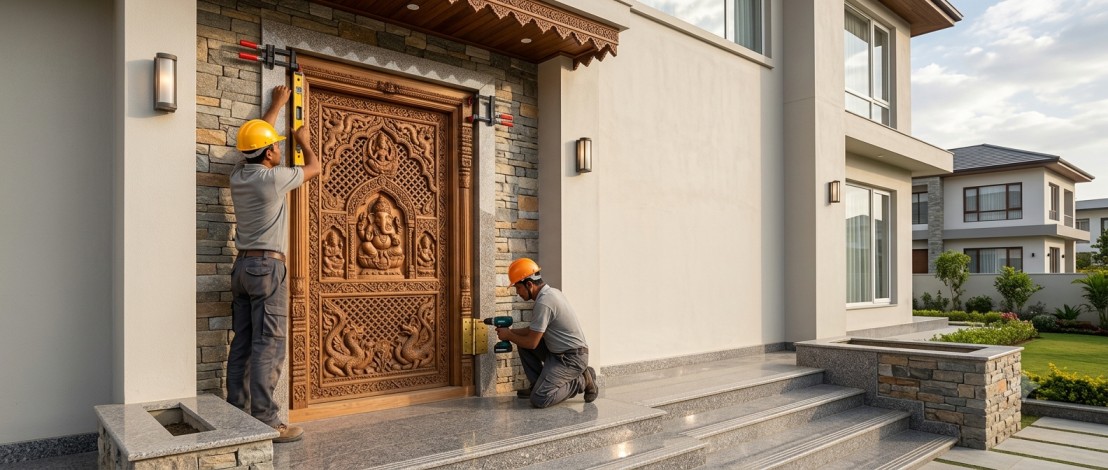 Main Door Fabrication (Dhoka)