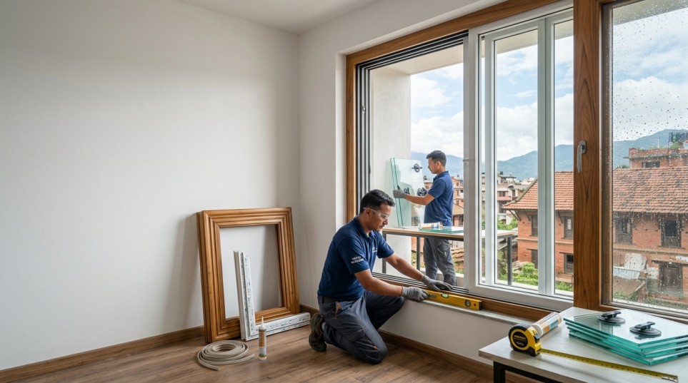 Window Frame Fabrication (Jhyal)